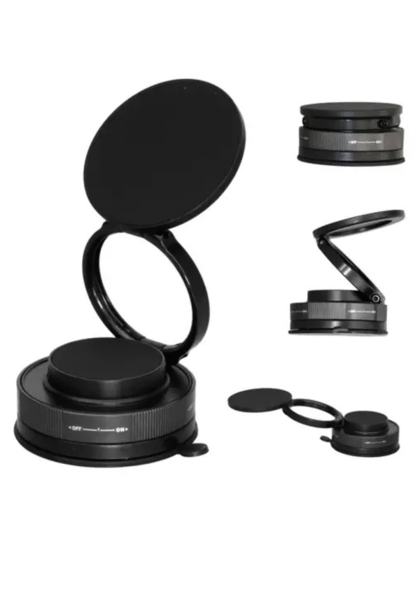 حامل هاتف مغناطيسي على السيارة 360 درجة ° حامل شفط قوي قابل للتعديل وقابل للطي لدعم هاتف لوحة القيادة التلقائية للهاتف  GPS